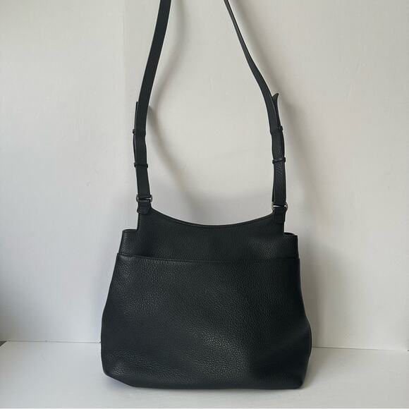 The Row Sideby Crossbody Bag Black Pebbled Leather Authentic Rare - Picture 10 of 16